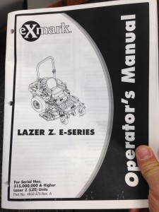 Exmark Owner's Manual