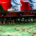 Core aeration for lawn recovery