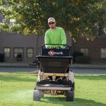 Exmark Spreader-Sprayer for lawn recovery