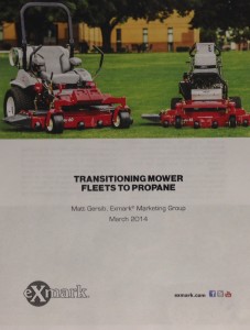 Click the image to download the complete Transitioning Mower Fleets to Propane white paper in Adobe PDF format.