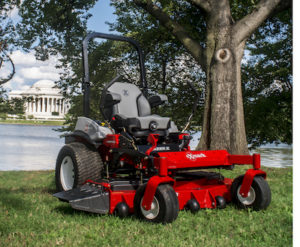 The "Our Winning Green Space" contest winner will receive a new Lazer Z X-Series zero-turn riding mower and a Commercial 30 walk-behind mower package from Exmark.