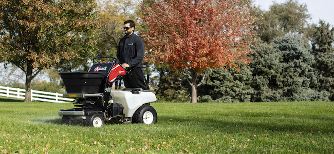 How To Expand Mower Operations With Exmark Stand On Spreader Sprayer