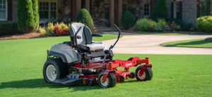 Quest residential zero turn mower on a lawn